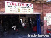 Part worn and second hand tyres