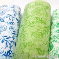 Fabric Floral Wrapping Paper