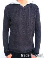 Men pullover knitting sweater