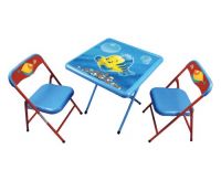 Baby fold table and chair