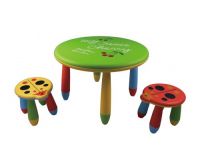 Baby round table and chair