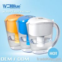 Alkaline water filter pitcher/jug with high pH and low ORP