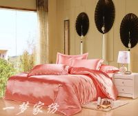 man-made silk fabric 4pcs bedding sets