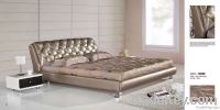 high quality soft bed/round bed/leather bed-1009