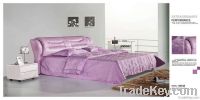 high quality soft bed/round bed/leather bed-1011