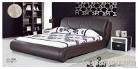 high quality soft bed/round bed/leather bed-1018