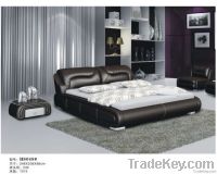 high quality soft bed/round bed/leather bed-8048