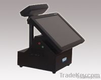 Retail All In One Touch Screen Pos System With Customer Display