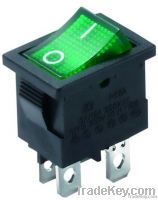 Double Pole Single Throw Illuminated Rocker Switch With Ul, Vde, Enec Safety Certificate