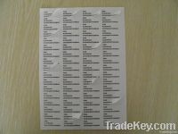 self adhesive paper
