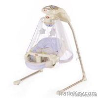 Fisher-Price Papasan Baby Cradle Swing in Starlight White