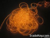Round 2-wire Orange LED rope light
