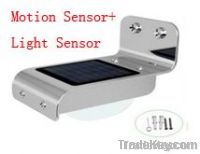 solar motion sensor light