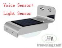 solar voice sensor light