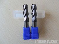 4 flutes coated solid carbide finishing end mill