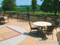outdoor WPC decking/wood plastic composite flooring (durable, economic,