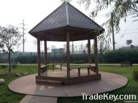 Firm/durable WPC wood plastic composite pavilion/gazebo