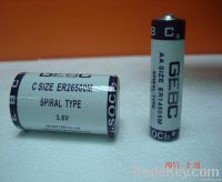 Li-SOCL2 Lithium Thionyl Chloride Battery 3.6V 3.6V ER26500M ER26500M