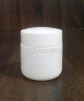 small cream container