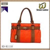 hotsale artificial leather handbag , lady tote bags