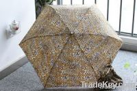 2012 new style fashion lady leopard grain folding umbrella