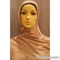 Plain Crinkle and Textured Dusty Purple Hijab