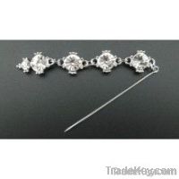 Hijab Bling Pin Clear Rinestone