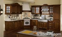 oak solid wood kitchen cabinet