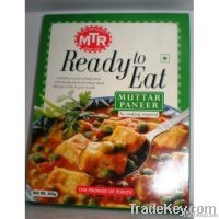 ready to eat muttar paneer