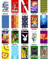 100% cotton reactive printed beach towel