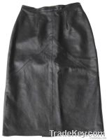 Vintage Leather Ind. Pencil Leather Skirt