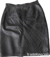 Vintage Leather Ind.  Smart Stitch Leather Skirt