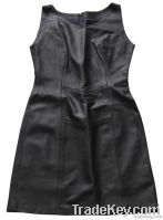 Vintage Leather Ind. Mini Leather Dress