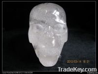 natural clear quartz crystal skull  rock ceystal skull