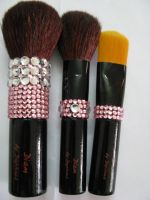 Crystal high quality Make up brush set