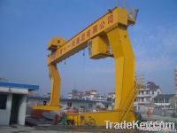 L type single beam gantry crane