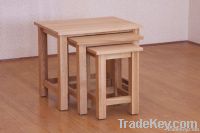 Oak Nest of Three Coffee Tables