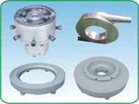 Cylinder die head for plastic blowing machines