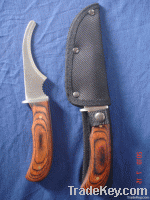 Wooden Handle Hunting Knivesï¼Wooden Handle Hunting Knives, Made of sta