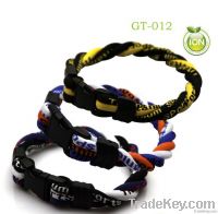 titanium sports braided ropes bracelet