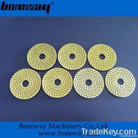 Excellent diamond wet polishing pad