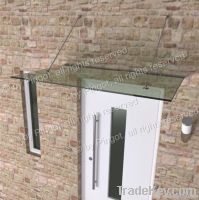 1.5 x 0.7m Glass Door Canopy, Made of Laminated Glass and Stainless St