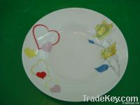 round porcelain plate