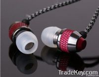 Metal earphone for iphone with Mic