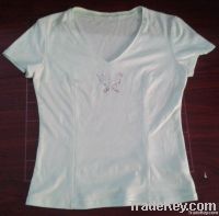 Customized Cotton/Spandex Blank Women T-shirt