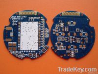 Round blue electric printing circuit board