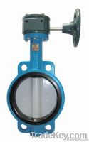Gearbox Operated Pinless Wafer Butterfly valve