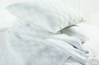 3pcs/set cotton perfect knitted throw/blanket and cushion