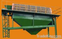 Mining trommel screen for separating waste