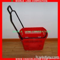 handle plastic shopping basket